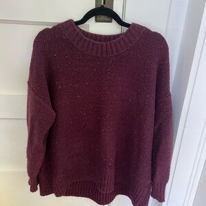 Old Navy Purple Crew Neck Sweater Chunky Knit
